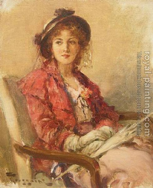 Fernand Toussaint : Elegant woman II